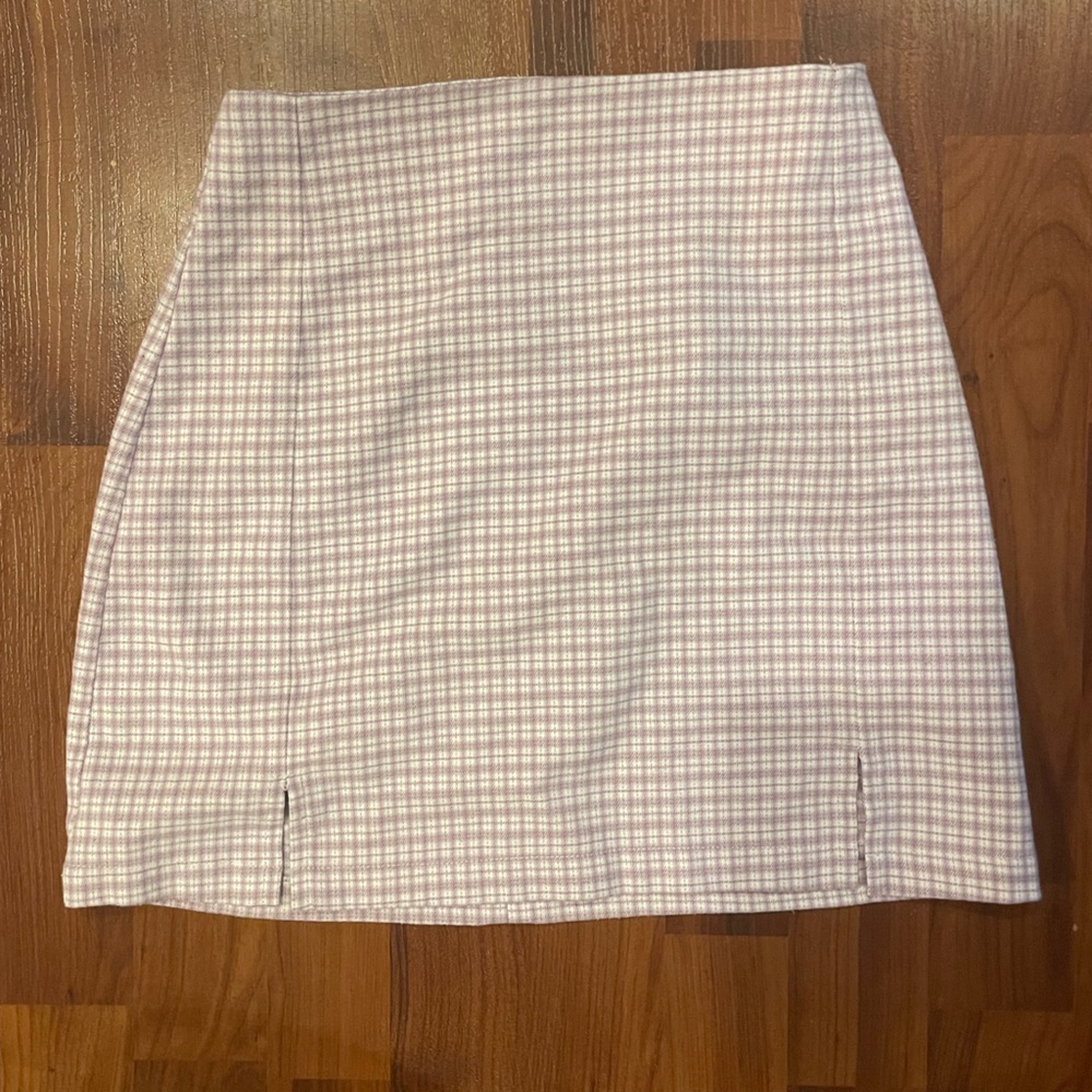 Brandy Melville Plaid Pencil Skirt Casual